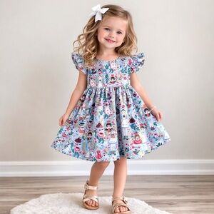 Silly Daisy Alice in Wonderland Dress Size (3-4)